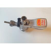 D-Type Keg Coupler S.S 5/8" gängor på in och utgång