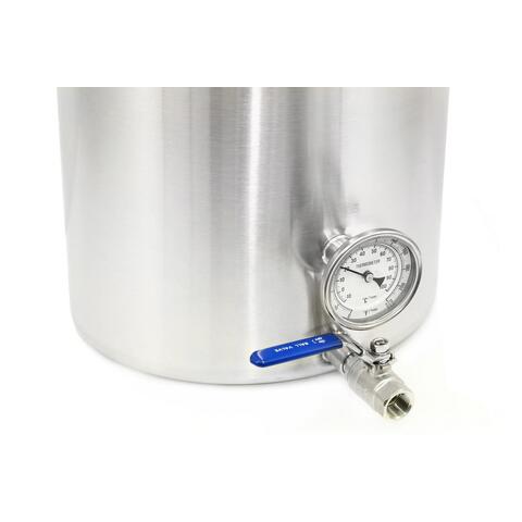 Gryta 56  liter med tappkran+termometer Rostfri gryta med tappkran&amp; termometer