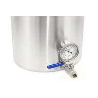 Gryta 56  liter med tappkran+termometer Rostfri gryta med tappkran& termometer
