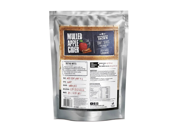 Mangrove Jack's Craft Series Mulled Apple Cider, Limited Edition