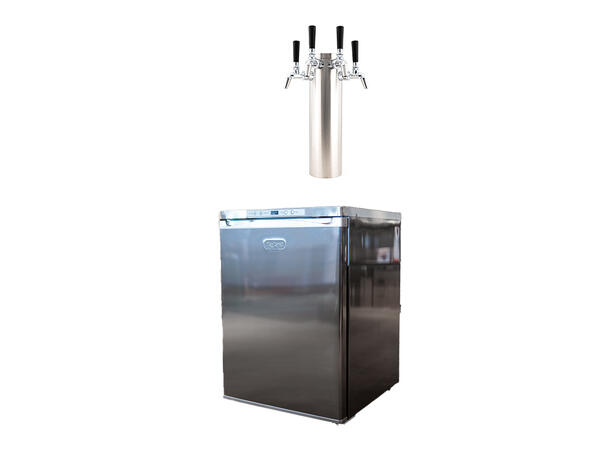 Series X Rostfri - 4 kranar Paket med tapptorn och 4 kranar 