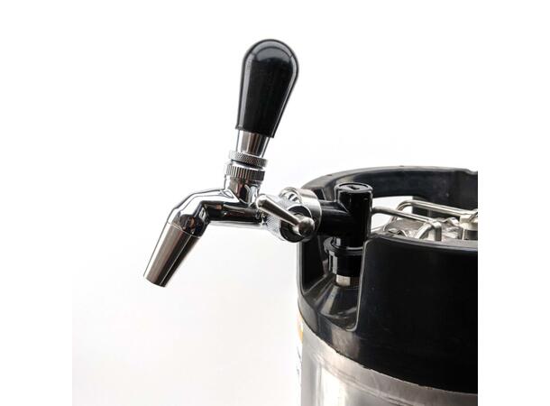 Tappkran med ball lock shank ink ball lock, shank og handtag 
