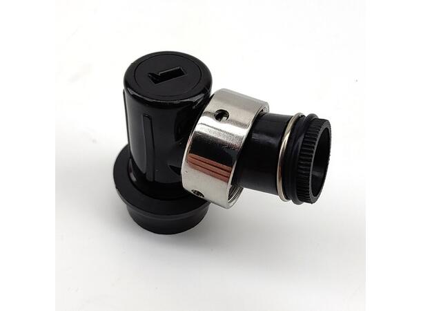 Tappkran med ball lock shank ink ball lock, shank og handtag 