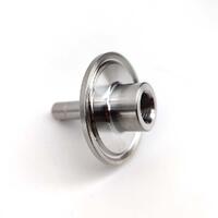 Carbonation Stone Adapter 1.5" tri-clamp 1/4" NPT till 9,5 mm duotight nippel