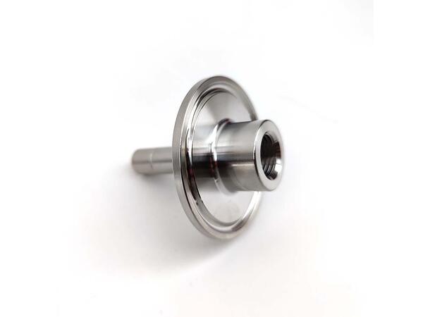 Carbonation Stone Adapter 1.5" tri-clamp 1/4" NPT till 9,5 mm duotight nippel 