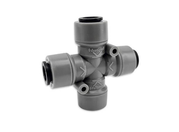 Duotight kors 8 mm Hona 8 mm 4 utgångar 