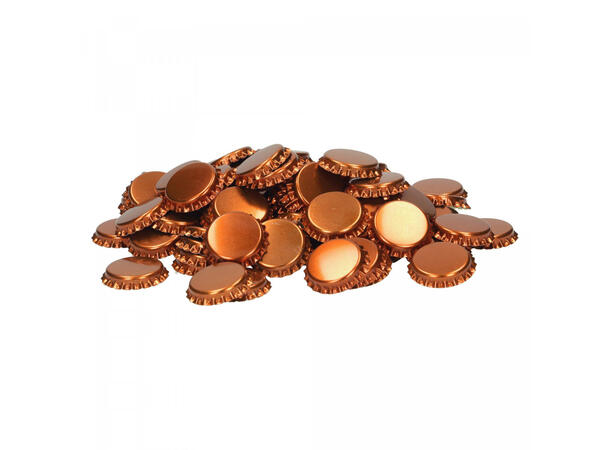 Flaskekapsler Gull 26 mm - 100 stk