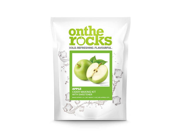 On The Rocks Cider Apple Cider Extract Kit - Ger 23 liter färsk äppel