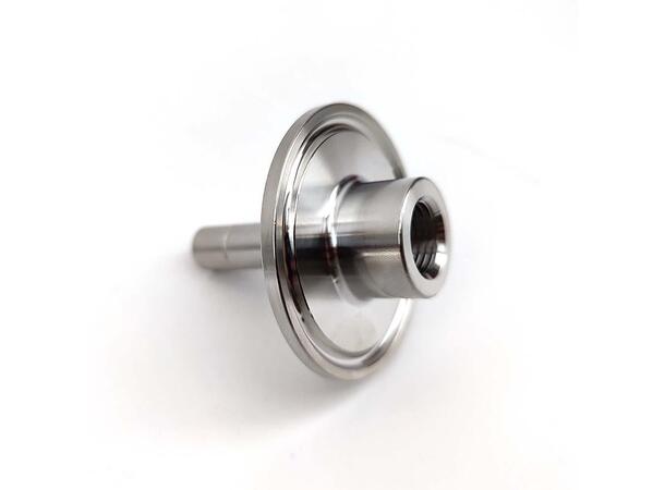 Carbonation Stone Adapter 2" tri-clamp Med 1/4" NPT och 9,5mm duotight 