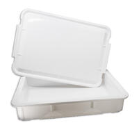 Hevekasse for pizzadeig med lokk 31x45x9,5cm