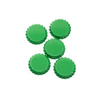 Kapsyl för flaska 26 mm, grön 10 000 st