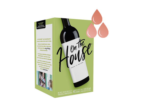 Blush Style On the house vinsett for 23L rosévin