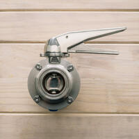 Butterfly ventil 1.5" SS Brewtech kulventil