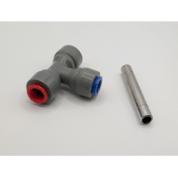 Duotight 9,5 mm (3/8") Thermowell Tee m.1  ing. anpassad f. 3,5-4,5 mm dykrör