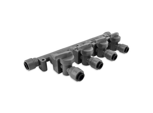 Manifold 4-uttag CO2 duotight