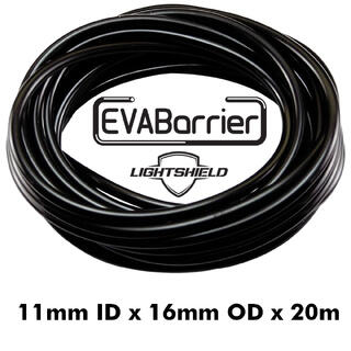 20m EVABarrier 11mm x 16mm Svart slang med UV skydd