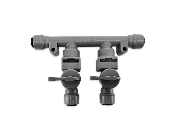 Manifold duotight 2 uttag CO2