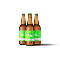 Pils Etikett 60 stk Storlek 110 x 80 mm