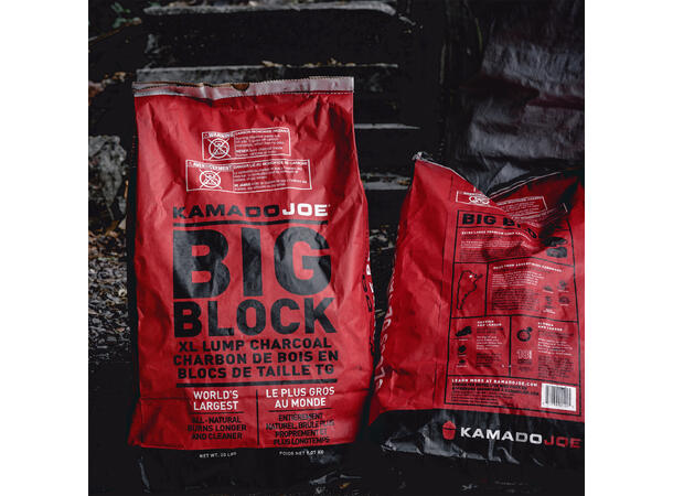 Kamado Joe - Big Block Charcoal 9 kg Premium lövträkol 