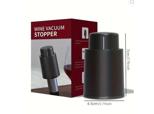 Vacuumförslutare för vin