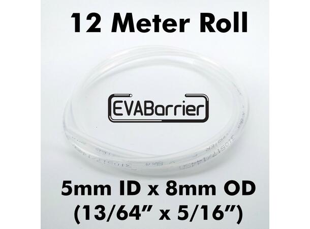 12 m EVABarrier slang 5 mm ID x 8 mm OD för öl och CO2. 13/64" ID x 5/16" OD 