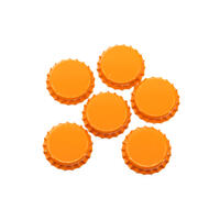 Kapsyl för flaska 26 mm, Orange, 70 st. 70 st.