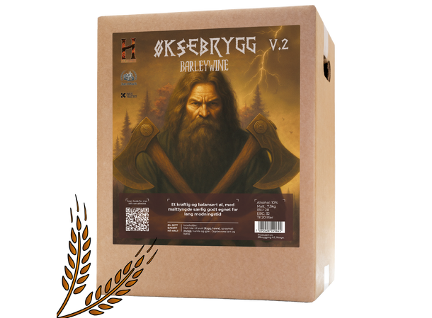Øksebrygg V2 Barleywine allgrain ølsett
