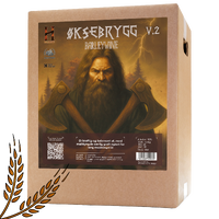 Øksebrygg v2 Barleywine allgrain ølsett collab med Huldrevatn