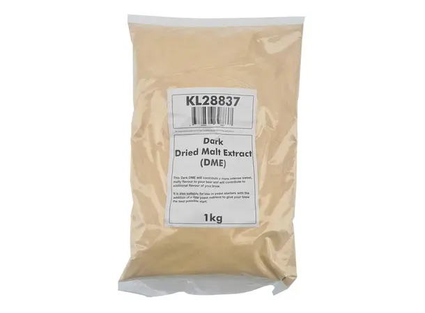 1 kg påse med mörkt spraymalt (DME).
