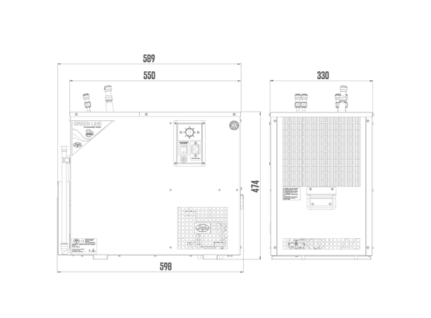 Lindr PYGMY 25 Green Line | uten luftkompressor