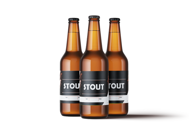 Stout Etikett 60 stk