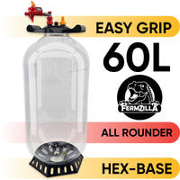 FermZilla 60L All Rounder Easy-Grip Nytt lokk med flere funksjoner