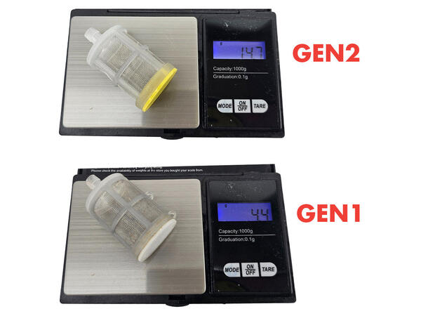Filter till floating dip tube, viktad gen 2