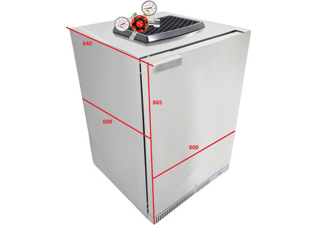 Kegerator inbyggnad