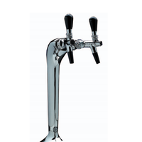 Coobra tapptorn, chrome 2 tappkranar