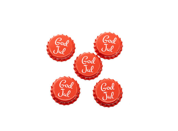 Flaskekapsler Gofd Jul 26 mm - 100 stk