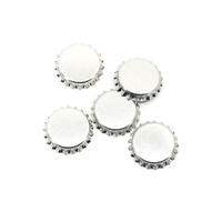 Flaskekapsler Sølv 26 mm - 100 stk