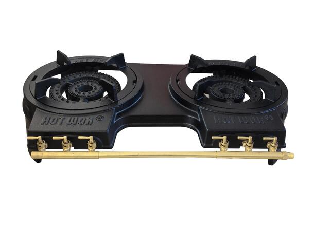 HOT WOK Dubbel gasbrännare 2 × 10 kW – Kraftfull matlagning för utekö