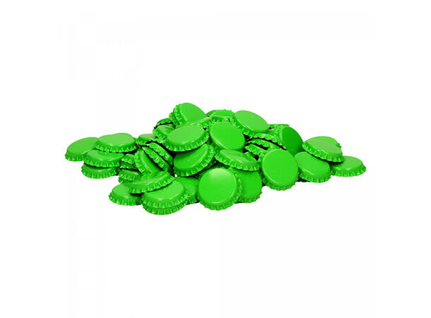 Kapsyl för flaska 26 mm, Limegrön 1000 stycken