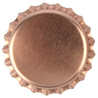 Kapsyl för flaska 26 mm, Rose Metallic 1 000 st.