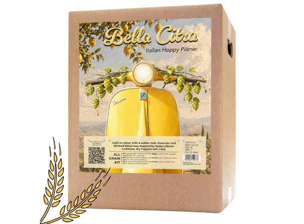 Bella Citra allgrain ölkit Italiensk Pilsner med Citra 