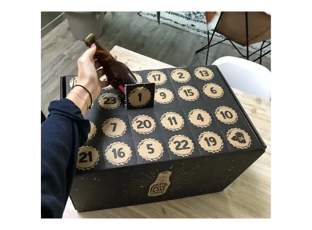 San Diego Ölkalender – 24 flaskor Tom adventskalender flaskor 25-50 cl 