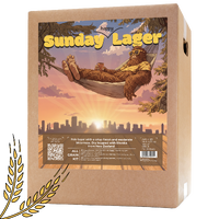 Sunday Hoppy Lager Allgrainkit Krispig lager med torrhumle