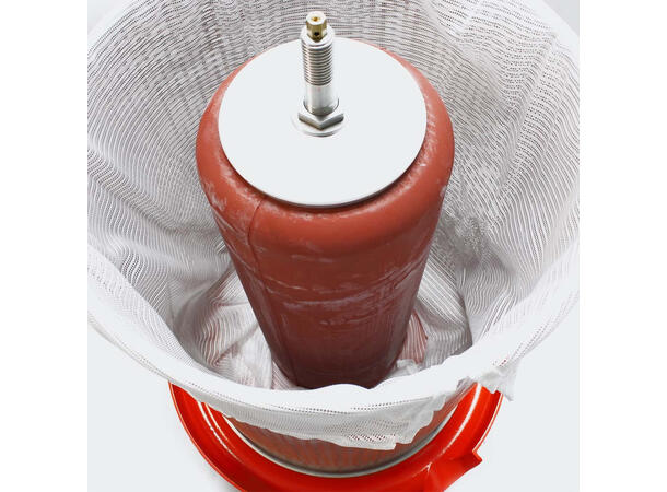 Hydropress 20 liter i rostfritt stål
