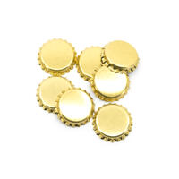 Kapsyl för flaska 26 mm, Guld 250 st