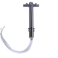 T-Bar Flooded tapptorn 3 tappkranar frostat utseende